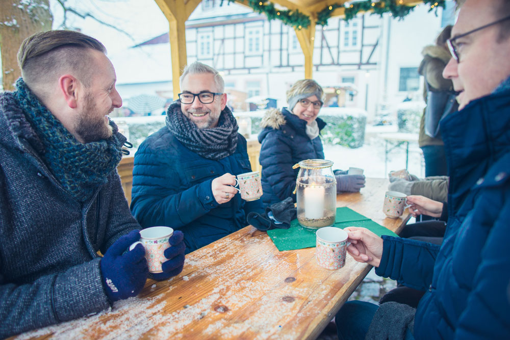 Weihnachtsmarkt auf dem Schlosshof