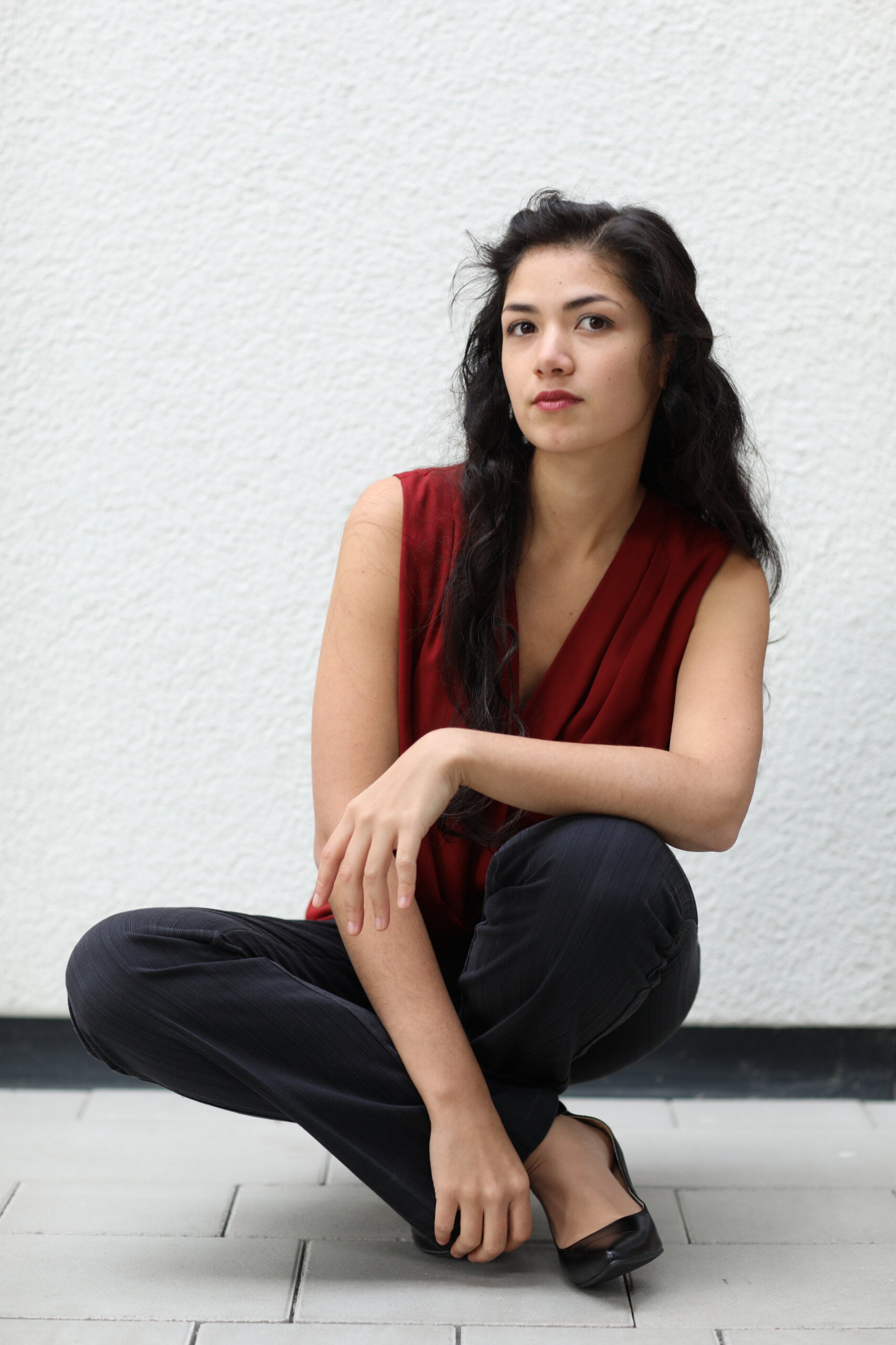 Portraitaufnahme von Pianisti Julia Hermanski